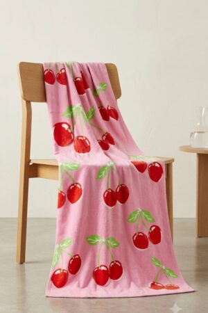 Digital print cotton Towel- Disco_Cherries- 27*54 inches